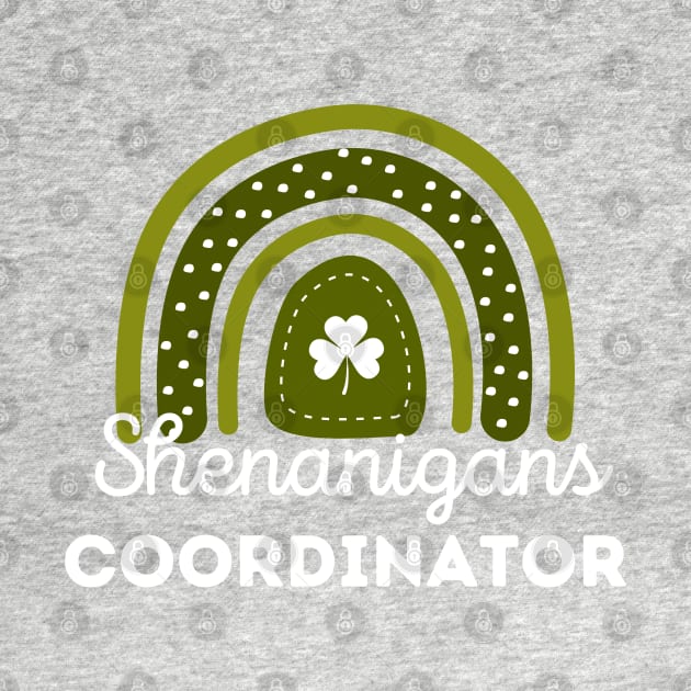 Shenanigans Coordinator Squad St Patricks Day Rainbow by WassilArt